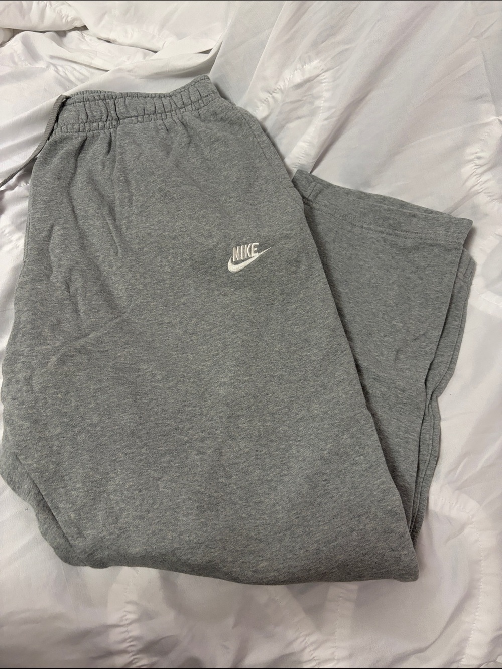 Nike Mens Gray Logo Sweatpants
